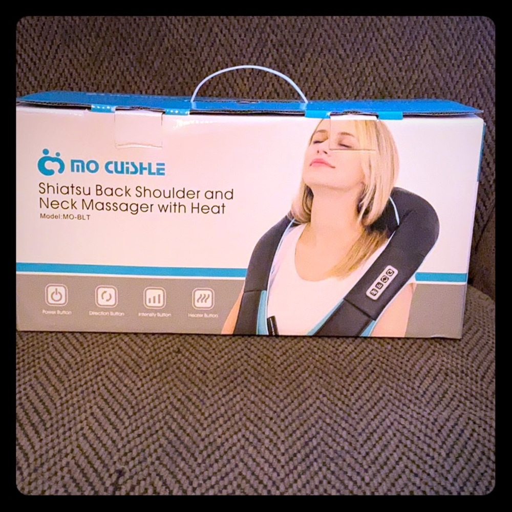 Shiatsu Back Shoulder and Neck Massager with Heat